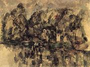 Paul Cezanne Au Bord de l-Eau oil painting